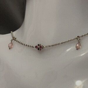 Artisan Sterling silver necklace - child 11 inches